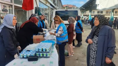 Cide Merkez Kız Kur’an Kursu öğrencileri, Filistin’e destek için anlamlı