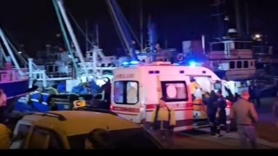 Kastamonu’nun Cide ilçesinde, Balıkçı Barınağı’nda çıkan tartışma kısa sürede taşlı